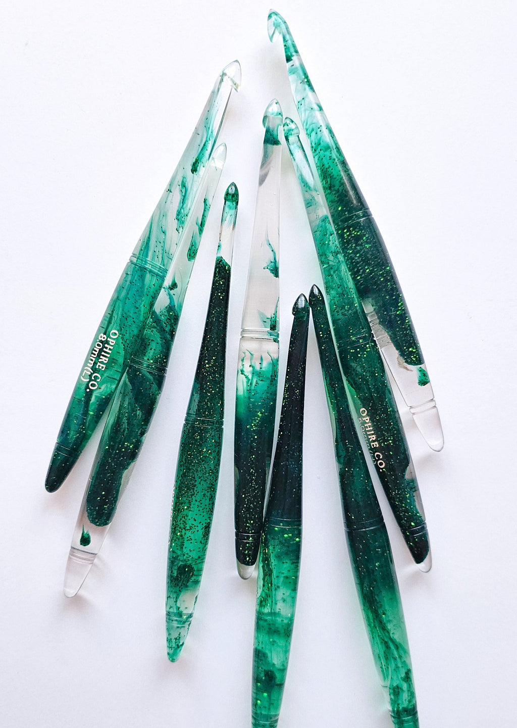 Emerald May Birthstone Crochet Hook