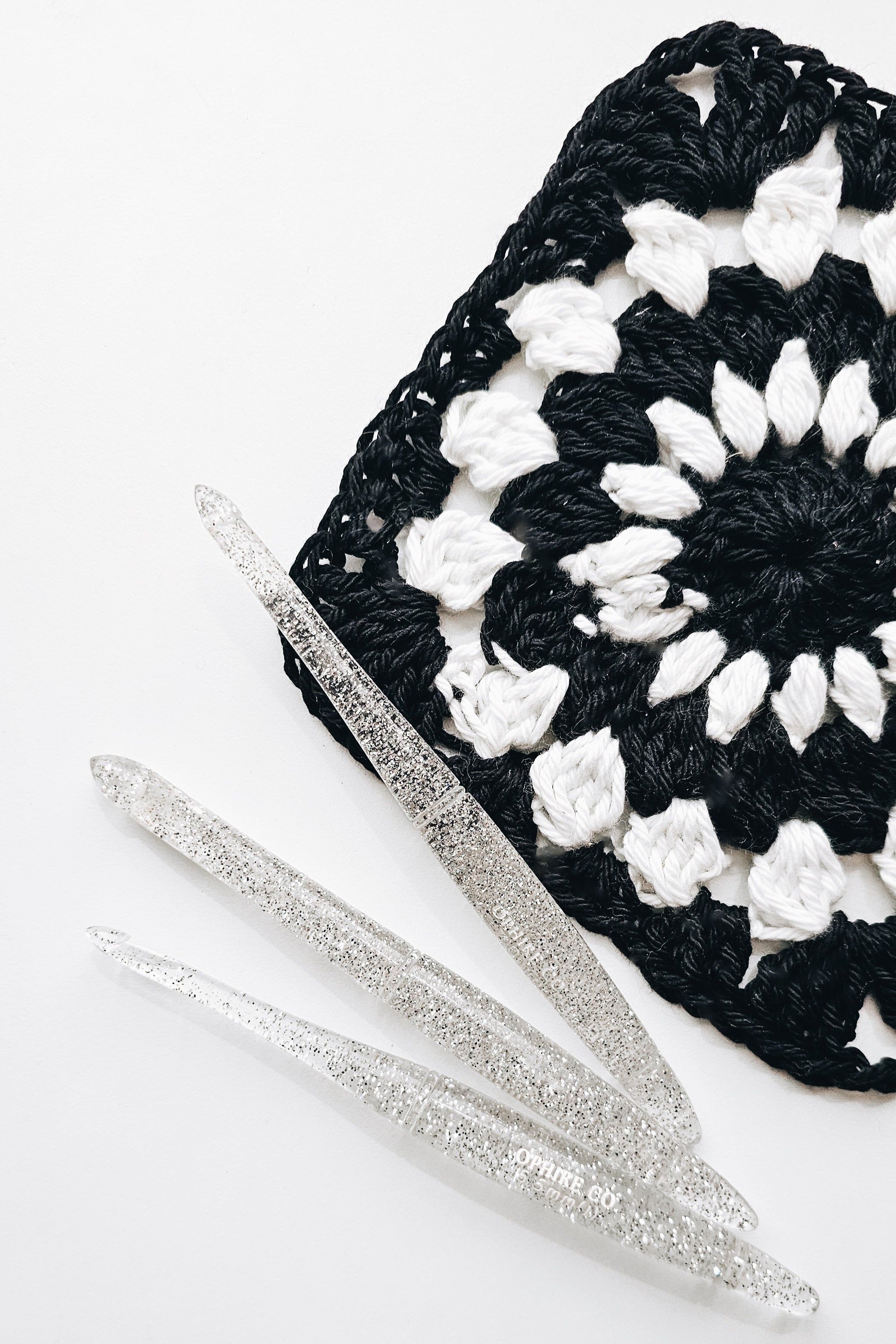 Diamond April Birthstone Crochet Hook