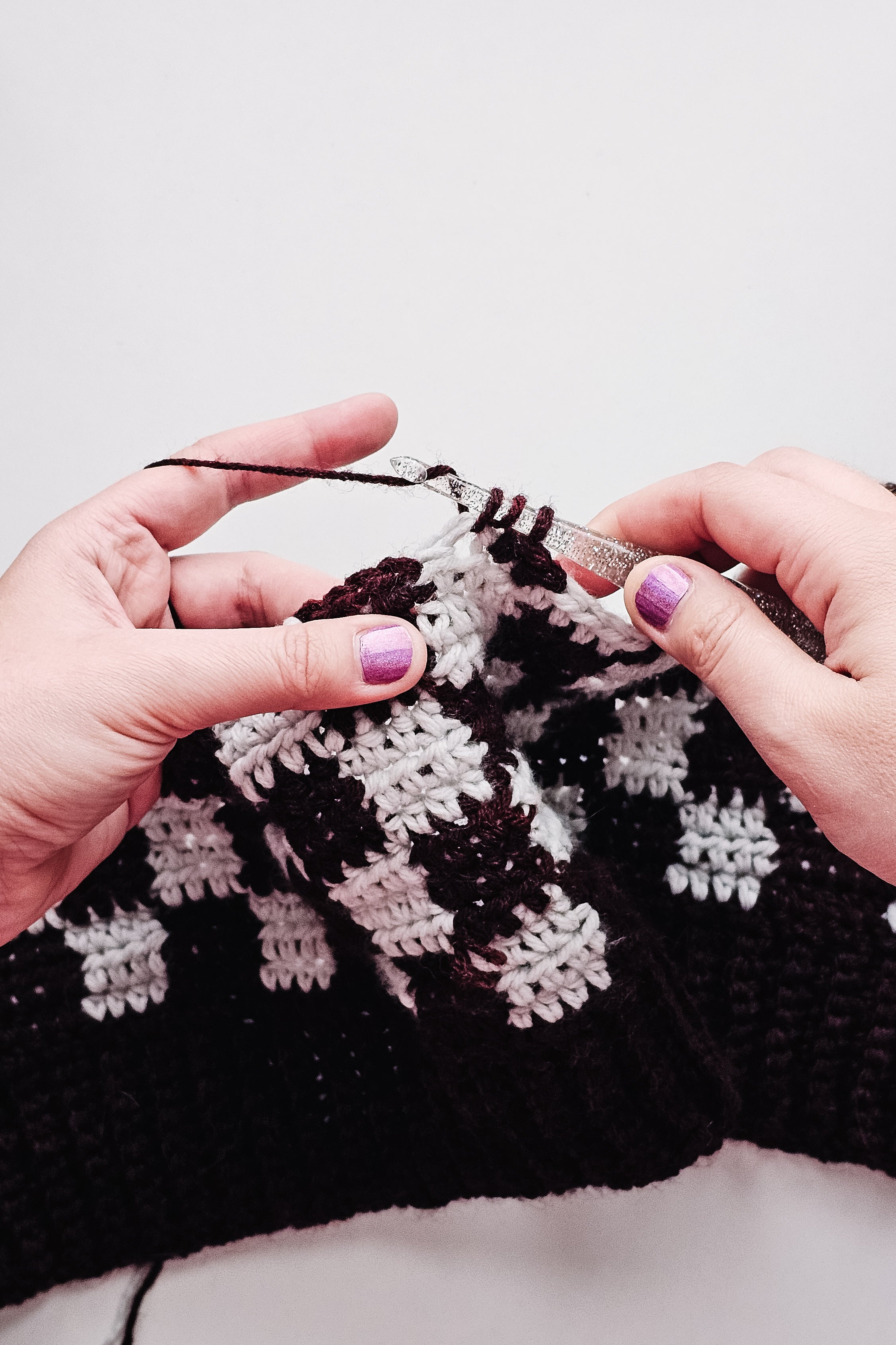 Diamond April Birthstone Crochet Hook