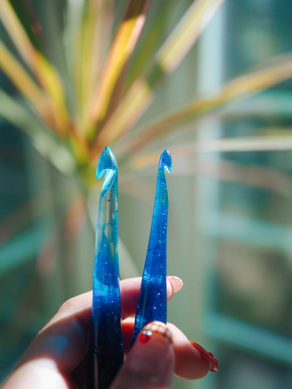 Sapphire September Birthstone Crochet Hook