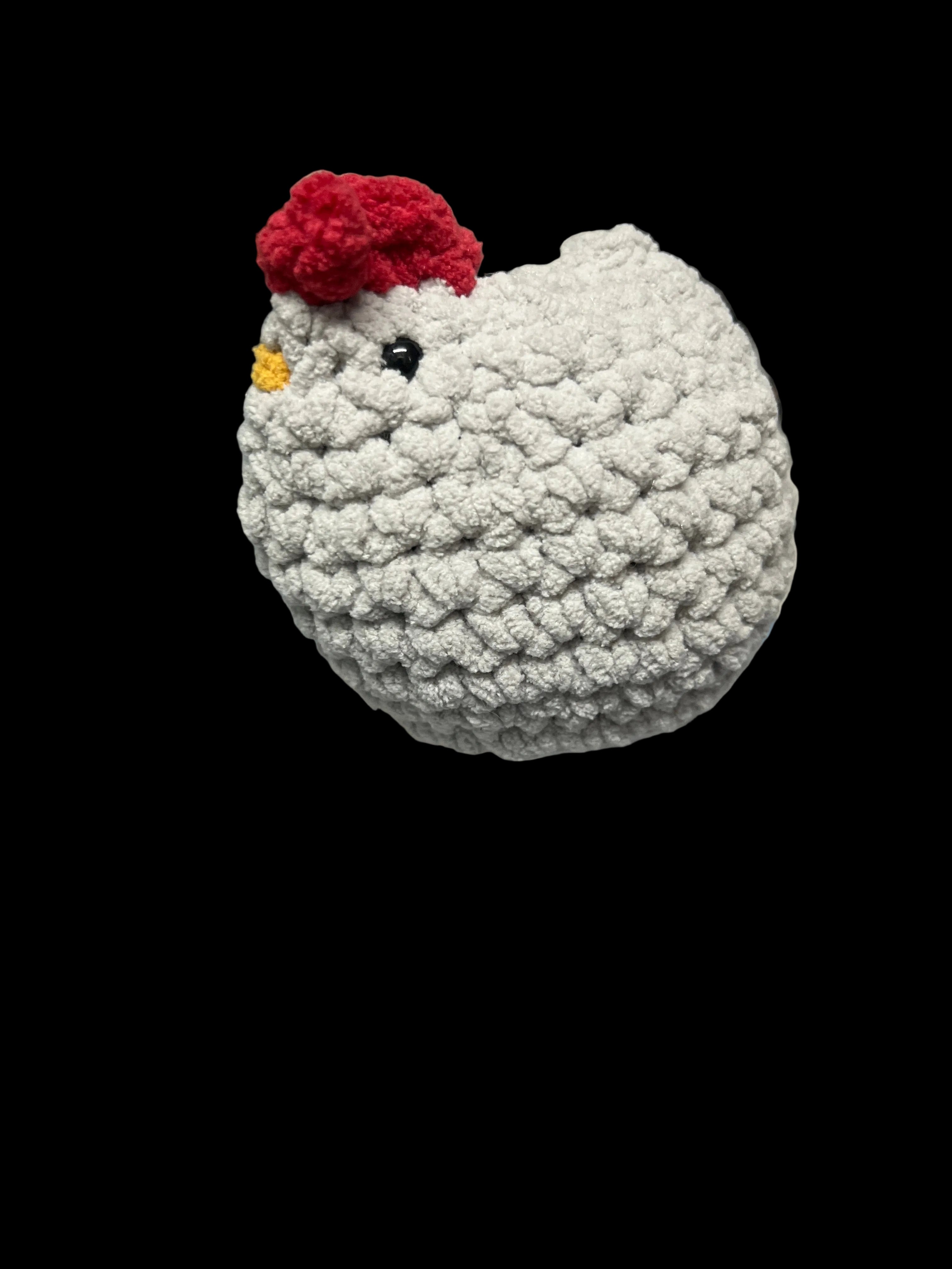 Mini crocheted chickens