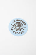 I’m hooked on crochet sticker