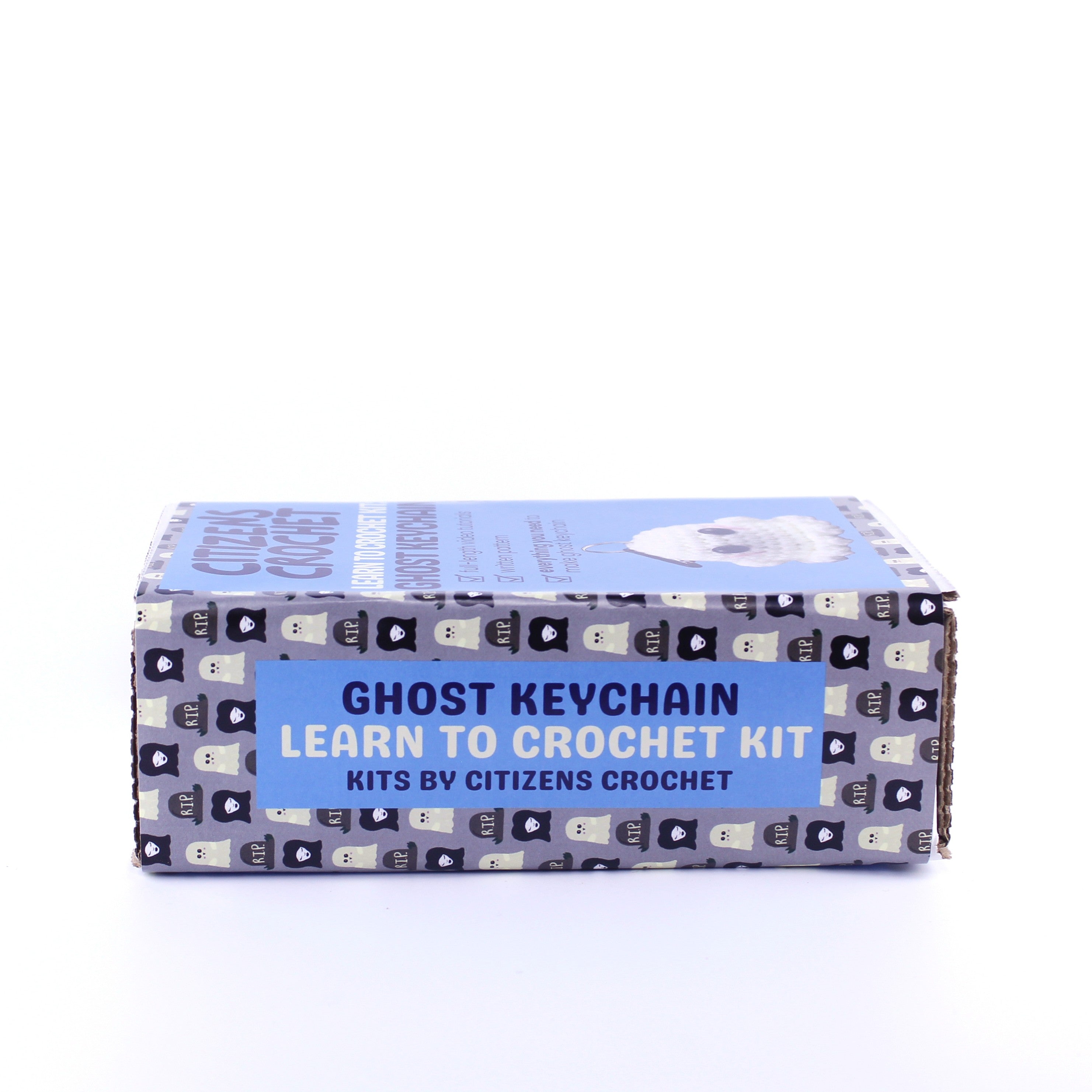 Ghost Keychain Learn to Crochet Kit