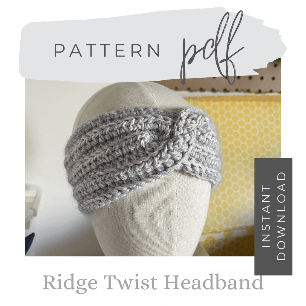Ridge Twist Headband Pattern