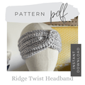 Ridge Twist Headband Pattern